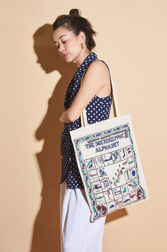 The Hieroglyphic Alphabet Tote