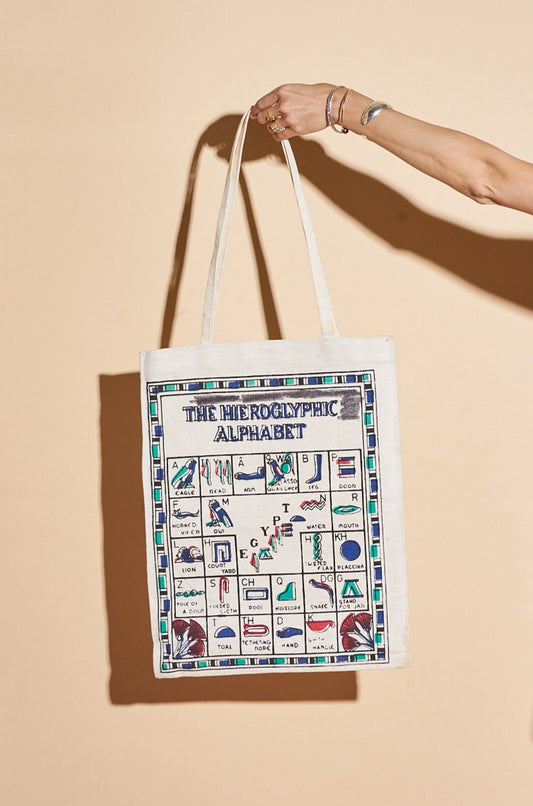 The Hieroglyphic Alphabet Tote