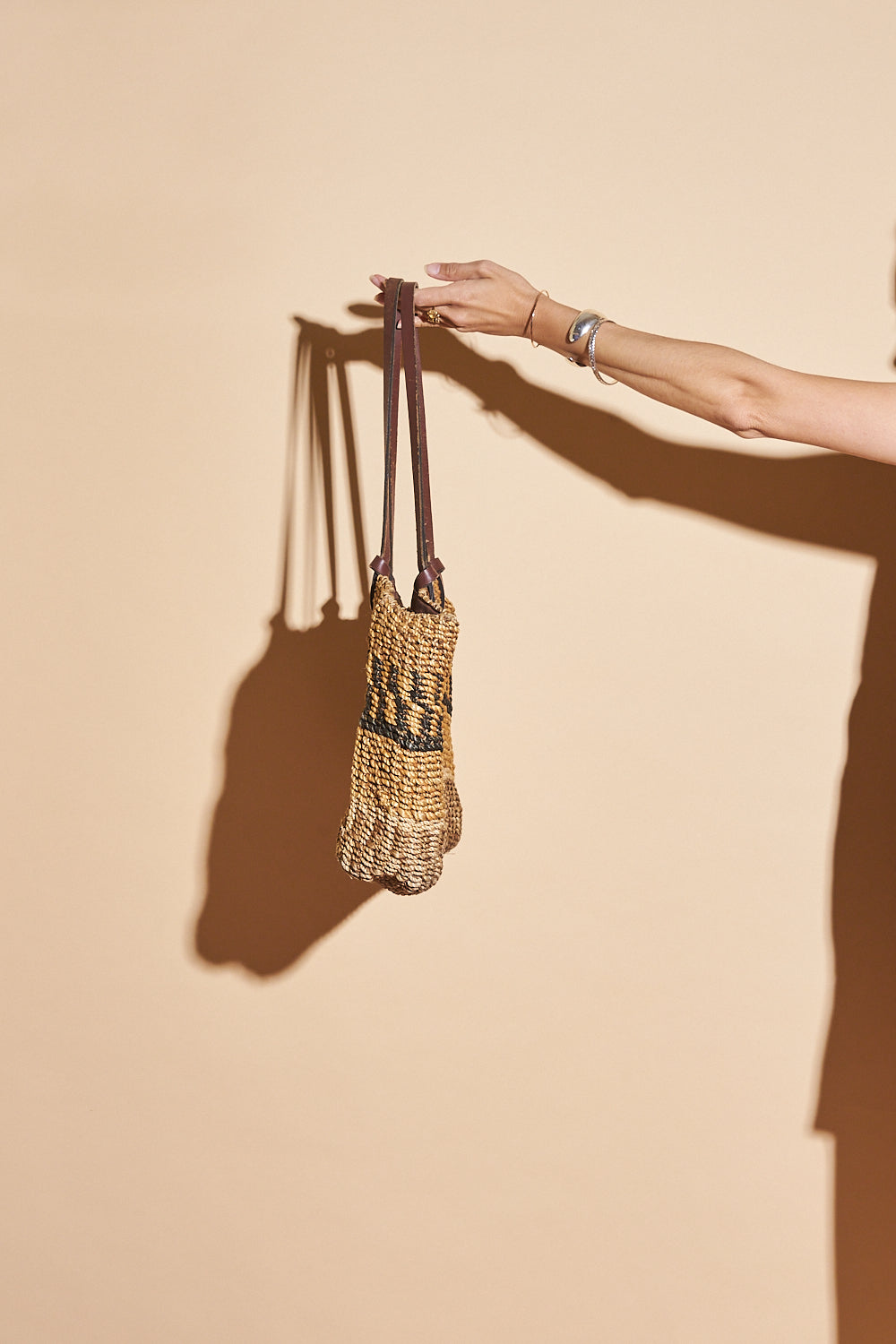 Vintage Woven Straw Purse