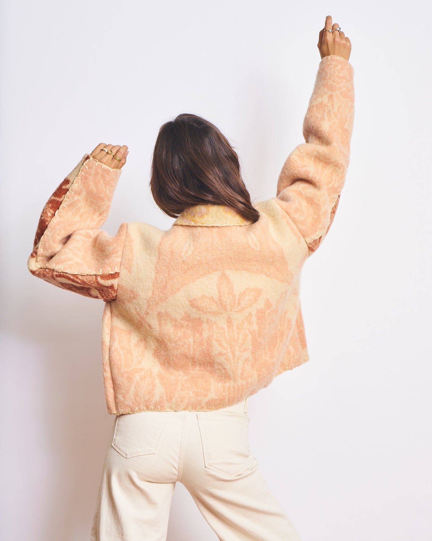 Moana Vintage Patchwork Blanket Jacket