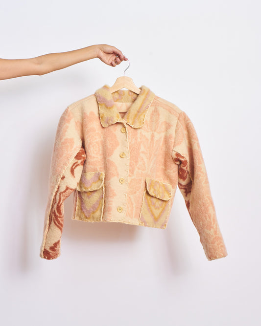 Moana Vintage Patchwork Blanket Jacket