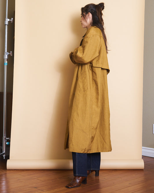 Cider Trench Coat, Sz Small