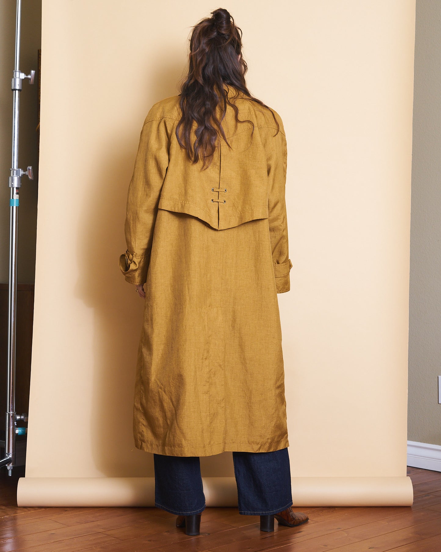 Cider Trench Coat, Sz Small